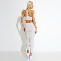 Rikke Leggings Ribbed panel